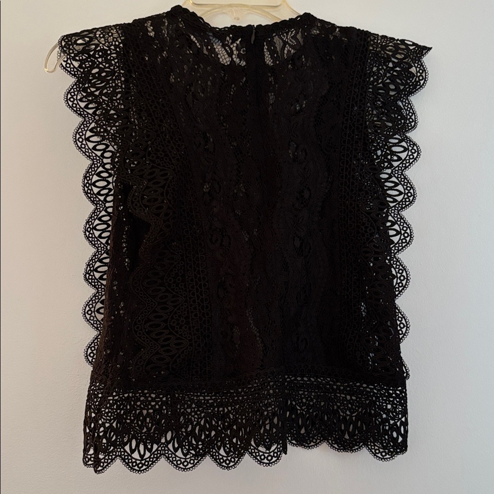 Zara Lace Sleeveless Top - Picture 2 of 3